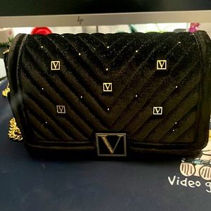 Victoria’s Secret velvet evening shoulder bag